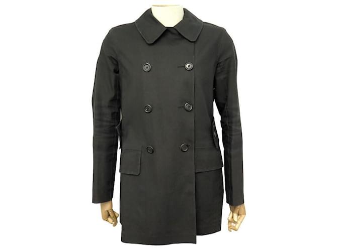 LOUIS VUITTON Damen Jacke/Mantel aus Baumwolle in Schwarz