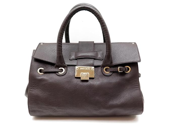 Cloth handbag Jimmy Choo Beige in Cloth - 39075592