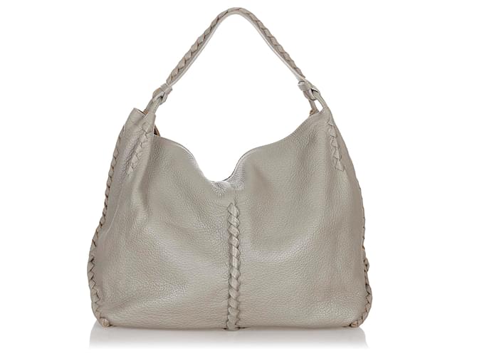 Bottega Veneta Intrecciato-Trimmed Shoulder Bag