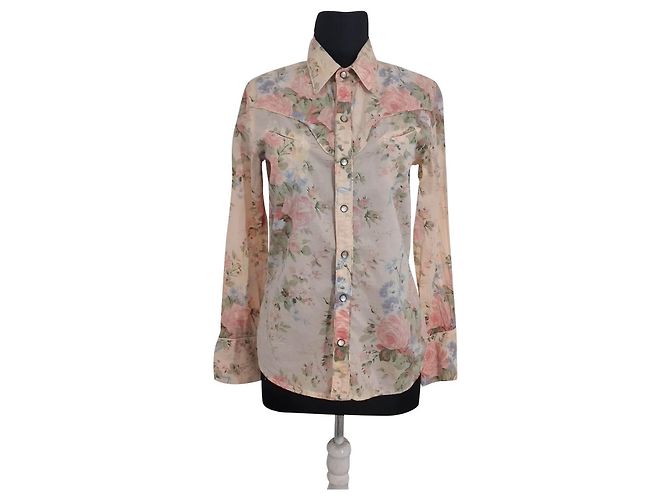 Camisa floral Ralph Lauren de algodão Multicor