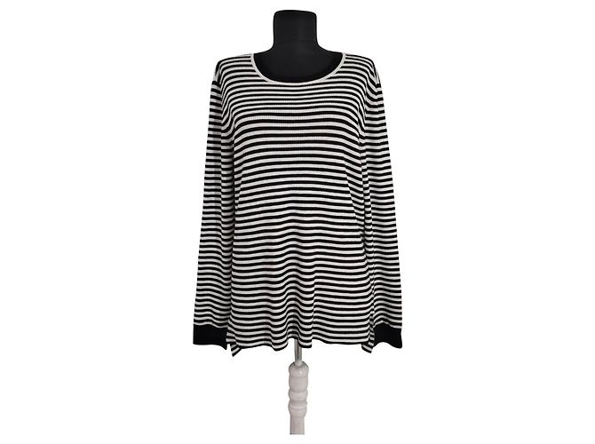 Pull Michael Kors noir blanc