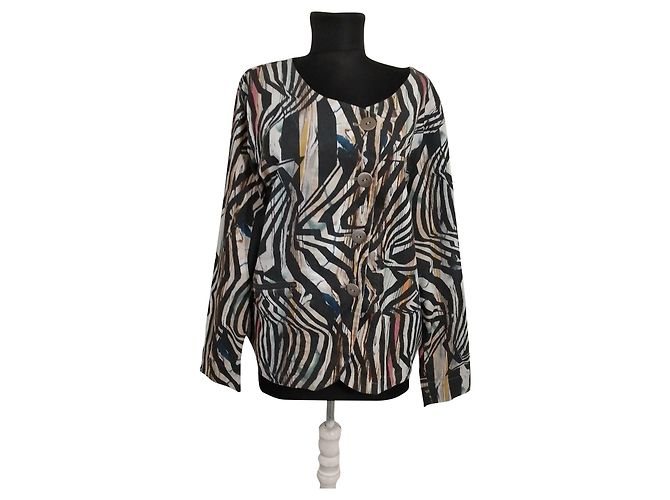 Bitte Kai Rand Multi Color Cotton Blazer Multiple colors
