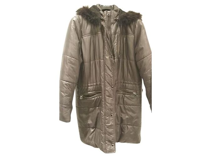Apostrophe Puffy Jacke Taupe Nylon