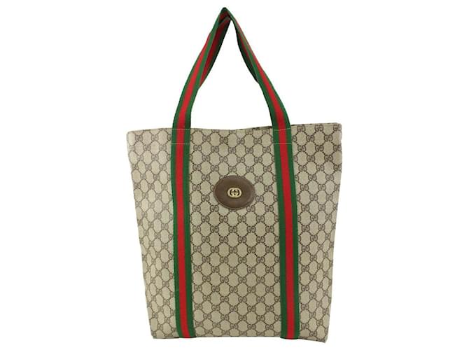 Gucci Bolso tote Supreme GG con monograma Cuero  ref.427344