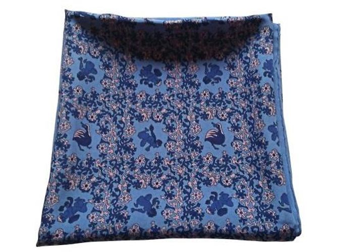 Foulard quadrato in seta Schiaparelli Lavanda