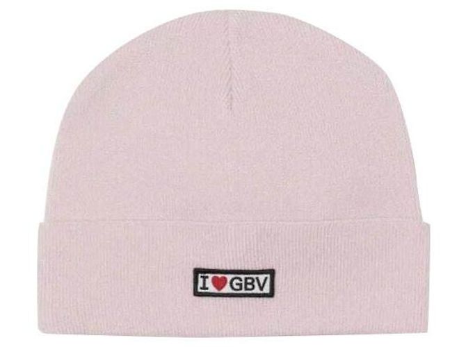 Autre Marque GIAMBATTISTA VALLI H&M ROSE WOOL-BLEND BEANIE HAT CAP Pink