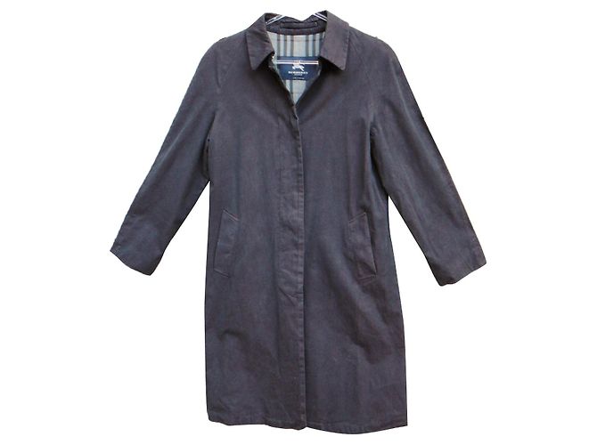 Talla de mujer Burberry impermeable 36 Negro