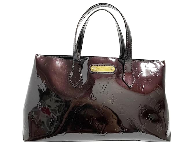 Louis Vuitton Purple Vernis Wilshire PM Leather Patent leather ref.598899 -  Joli Closet