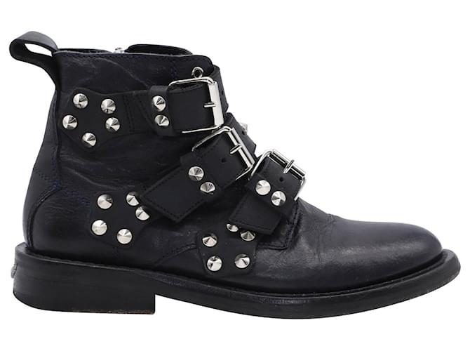 Zadig & Voltaire Laureen Boots in Black Leather ref.428426 - Joli Closet
