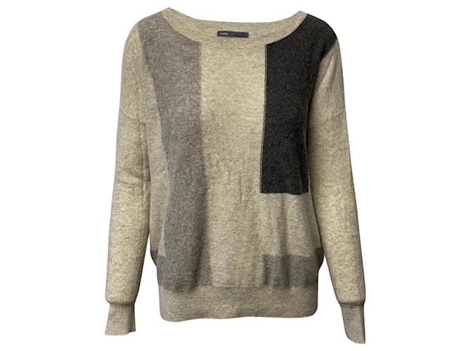 Vince colorblock cashmere clearance sweater