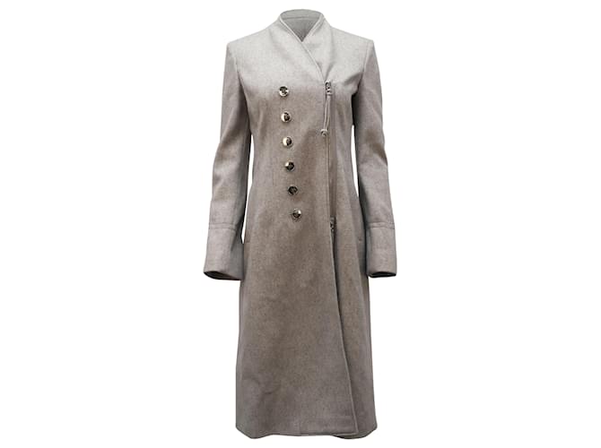 Altuzarra Mantel mit Reißverschluss aus grauer Wolle  ref.428452