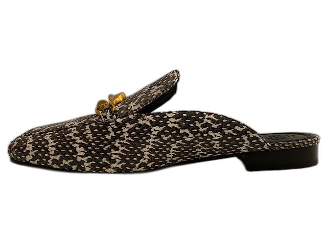 Tory Burch Mules in pelle di serpente