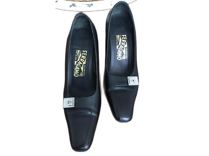 Autre Marque Heels Black Leather  ref.427306