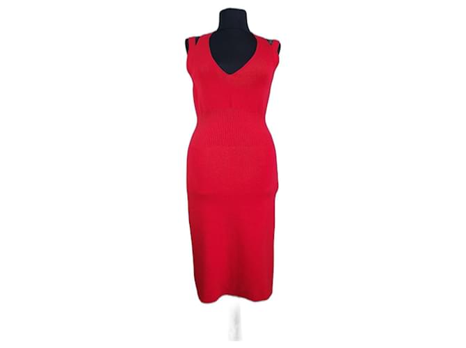 Wolford Dresses Red Cotton Elastane  ref.427353