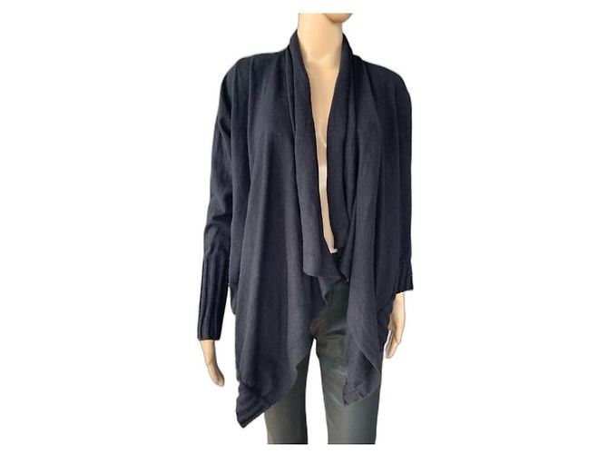 Karen Millen Kaschmir Pullover Schwarz XS