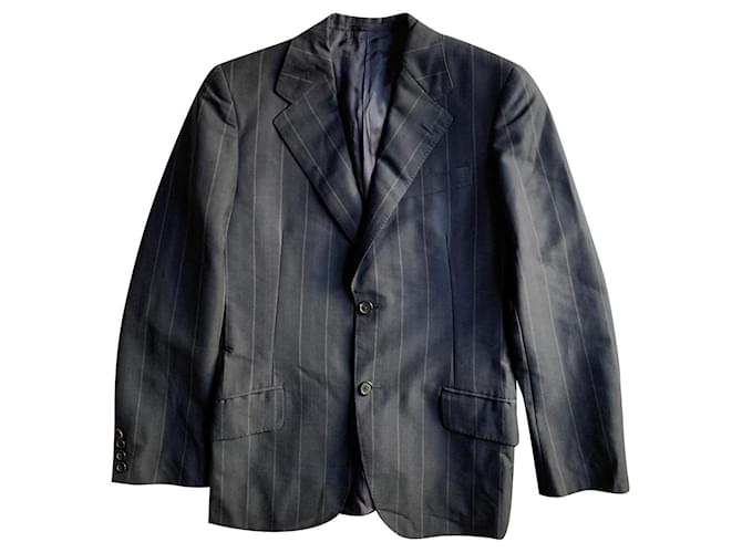 Prada Navy blu sartorial jacket Navy blue Wool  ref.428556