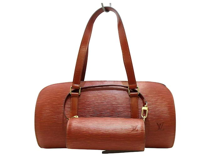 Louis Vuitton Soufflot Brown Leather  ref.429060