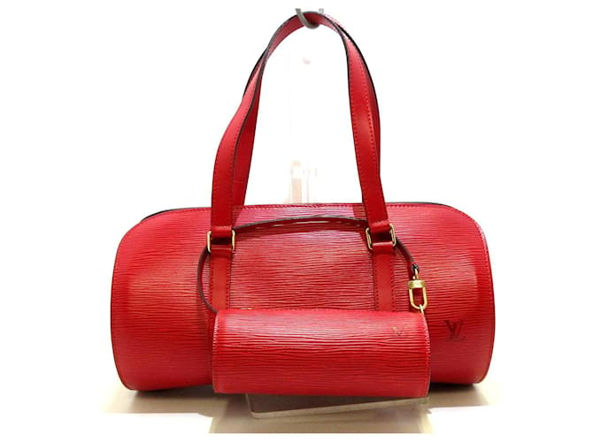 Louis Vuitton Soufflot Red Leather  ref.429061