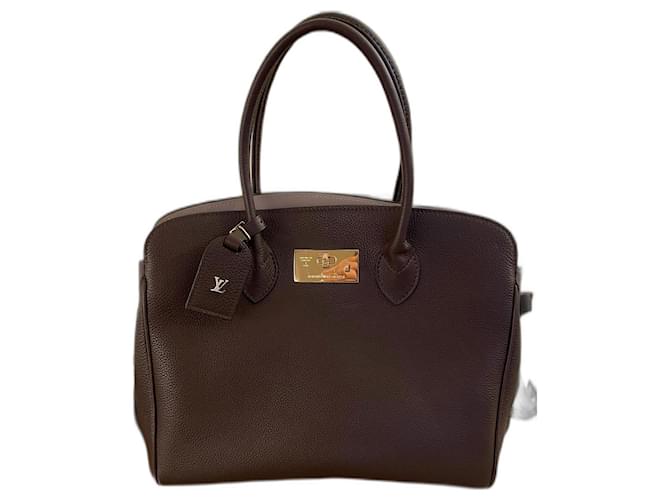 Louis Vuitton Milla Dark brown Leather  ref.429432