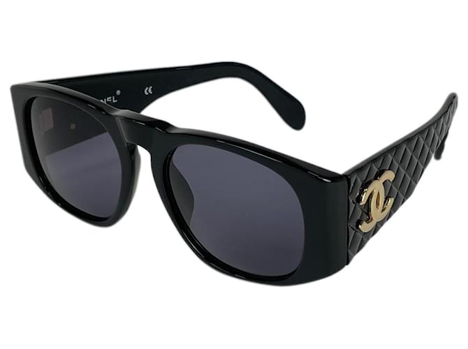 [Used] Chanel CHANEL Coco Mark Sunglasses Matrasse CC Mark Eyewear UV  Sunglasses Plastic Black Ladies