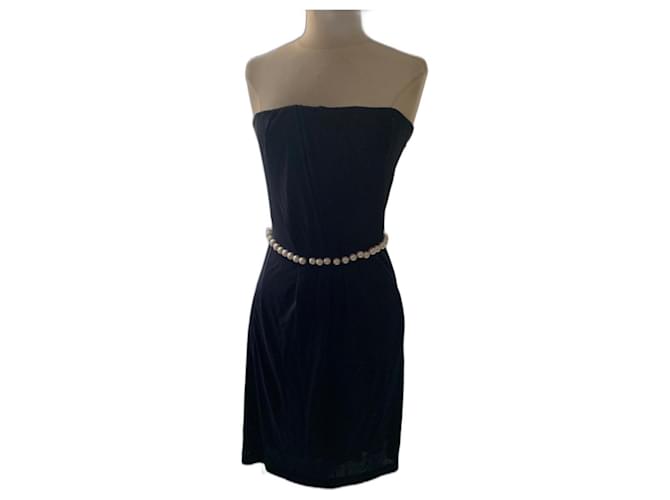 Chanel Dresses Navy blue Viscose ref.429522 - Joli Closet