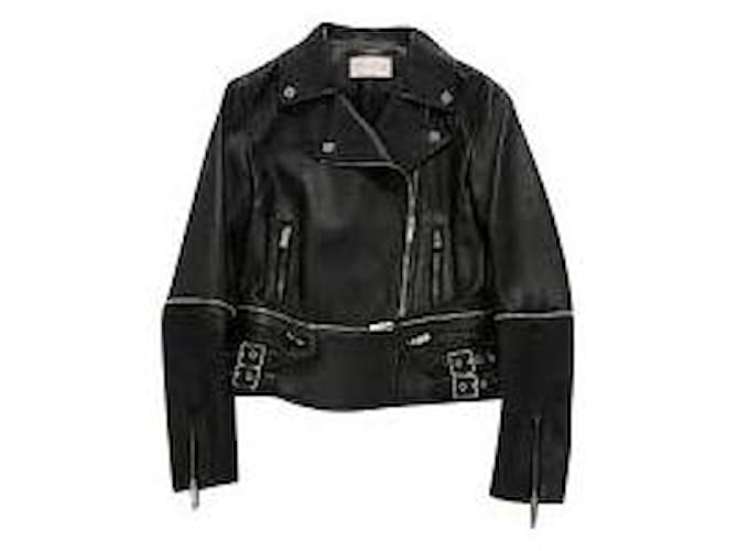 Christopher Kane leather jacket, Gr. UK 10 /EU 38, NEW Black  ref.429681