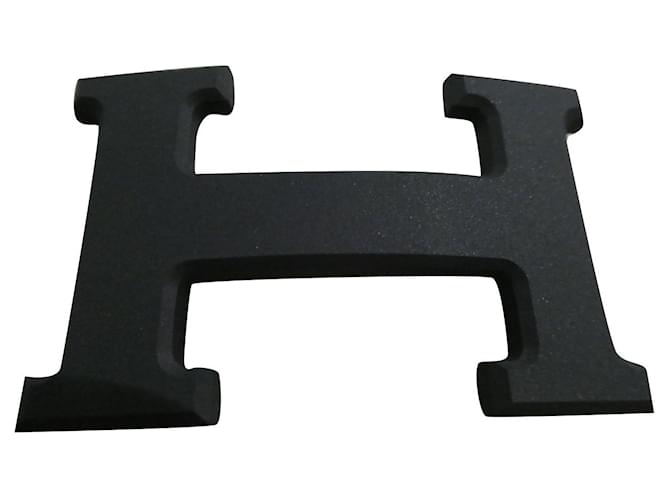 Hermès Lazo 5382 metal PVD negro mate 32mm nuevo Acero  ref.429741