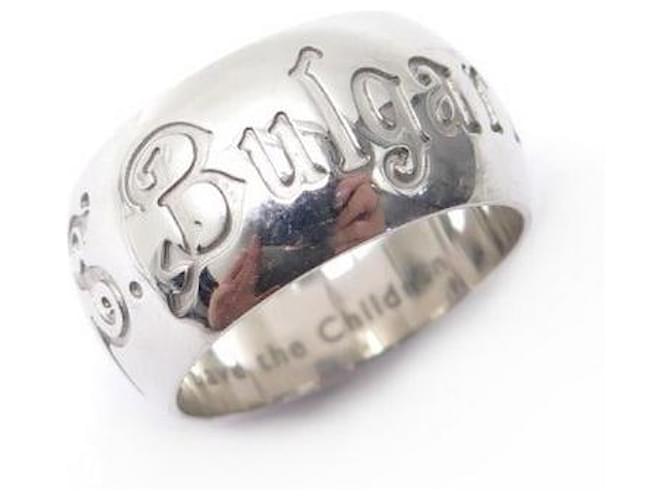 BULGARI SAVE THE CHILDREN T RING54 em prata esterlina 925 Anel de prata  ref.430031