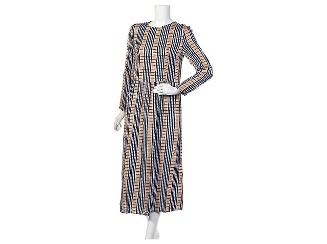 Vestido maxi Samsoe & Samsoe de viscose Multicor
