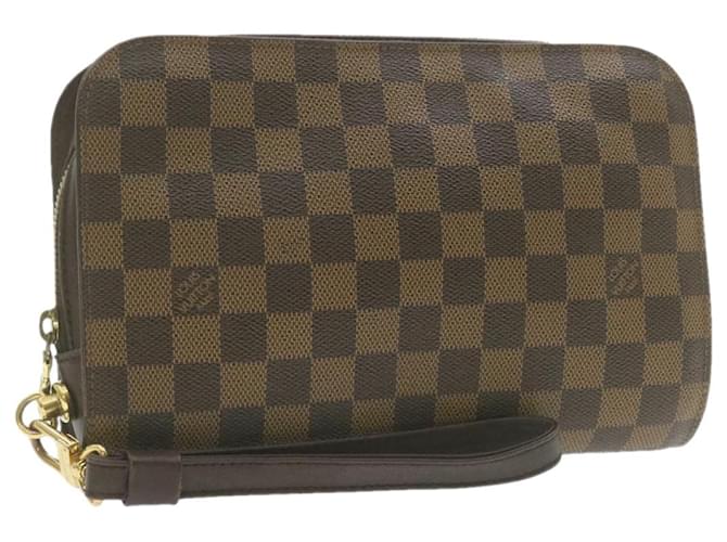 LOUIS VUITTON Damier Ebene Orsay Clutch SP Bestellen LV Auth gt971  ref.430880