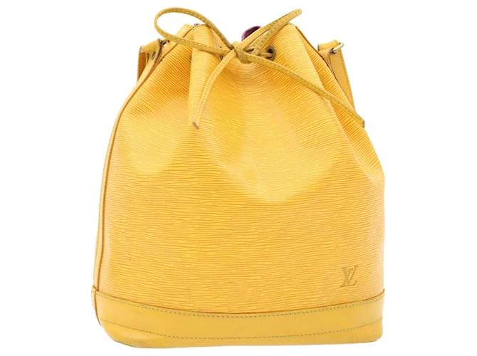 LOUIS VUITTON Epi Noe Shoulder Bag Tassili Yellow M44009 LV Auth 24912 Leather  ref.431114