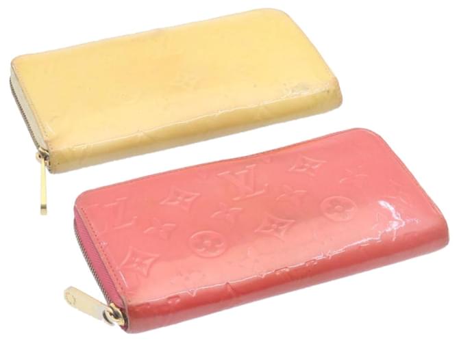 Zippy patent leather wallet Louis Vuitton Pink in Patent leather
