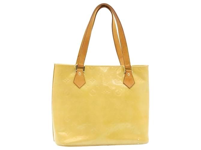 LOUIS VUITTON Tote Bag M91004 Houston Monogram Vernis yellow Women