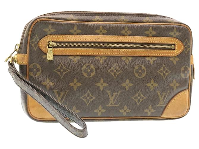 LOUIS VUITTON Monograma Marly Dragonne GM Clutch Bag M51825 LV Auth th1857 Lona  ref.431325