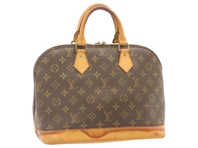 Auth LOUIS VUITTON Alma M51130 Monogram FL0023 Handbag Monogram Canvas