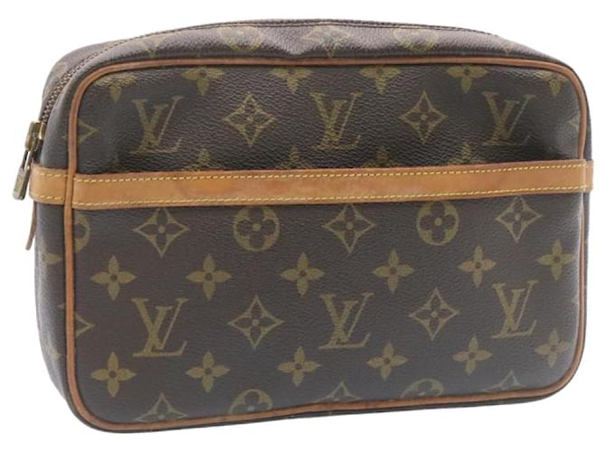 Louis Vuitton Monogram Compiegne 23 Clutch Bag M51847 LV Auth ds007 Cloth  ref.431362