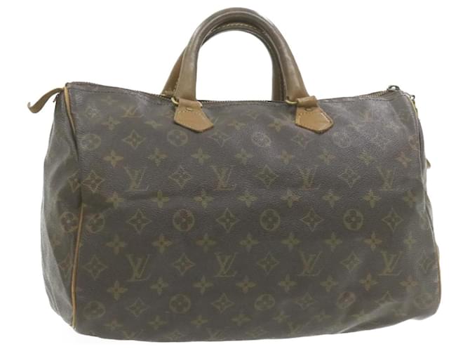 Louis Vuitton Monogram Speedy 35 Hand Bag USA Model Vintage LV Auth ar3935  Cloth ref.431406 - Joli Closet