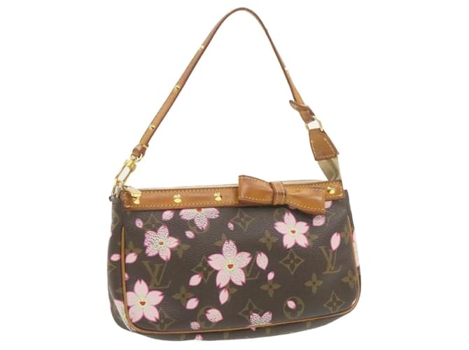 Lv Louis Vuitton Sakura Cherry Blossoms Pochette Pouch Bag