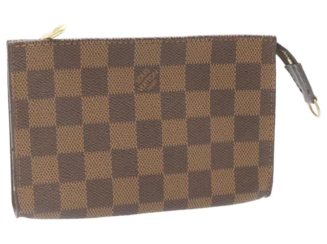 LOUIS VUITTON Louis Vuitton pochette cosmetic pouch Damier N47516 accessory  case LV