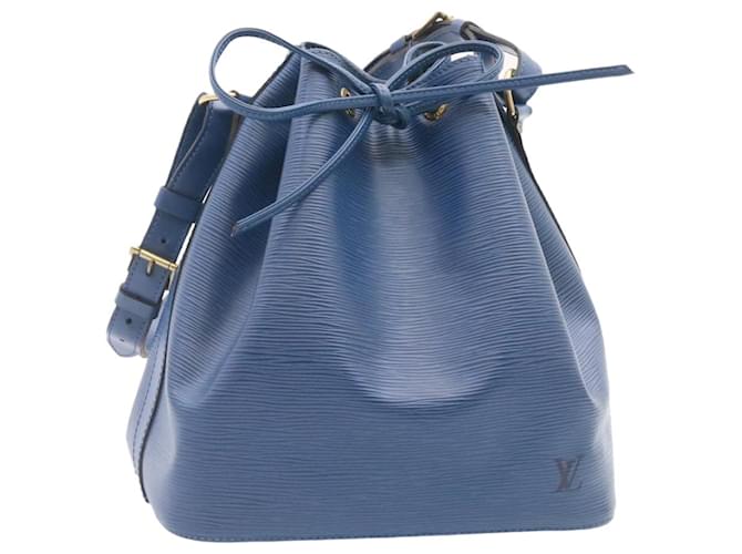 Louis Vuitton Petit Noe Shoulder Bag Handbag Blue EPI Leather M44105 - VERY  GOOD