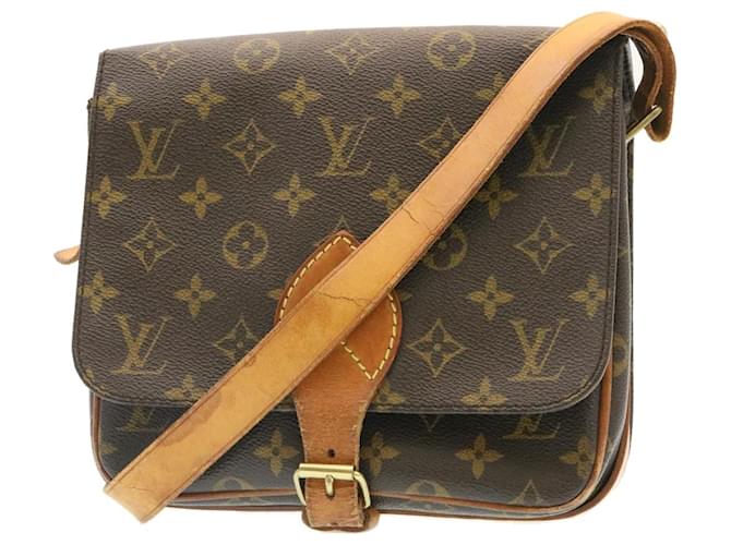 Louis Vuitton Monogram Cartouchiere MM Crossbody Bag