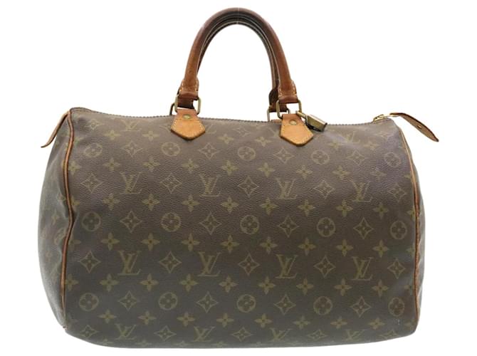 Louis Vuitton Monogram Speedy 35 Hand Bag M41524 LV Auth yt636 Cloth  ref.431887