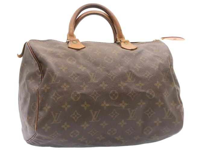 Louis Vuitton Monogram Speedy 30 Hand Bag M41526 LV Auth ds085 Cloth  ref.432140