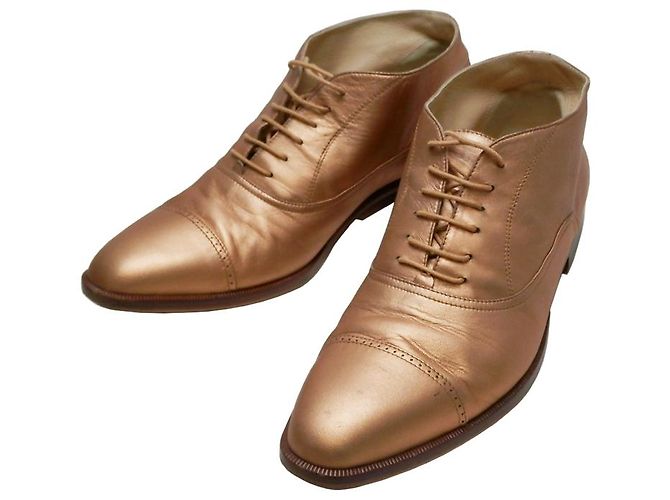 Scarpe da uomo in pelle Chanel Taglia bronzo 42