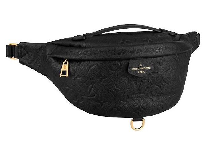 Louis Vuitton LV Bumbag empreinte leather Black