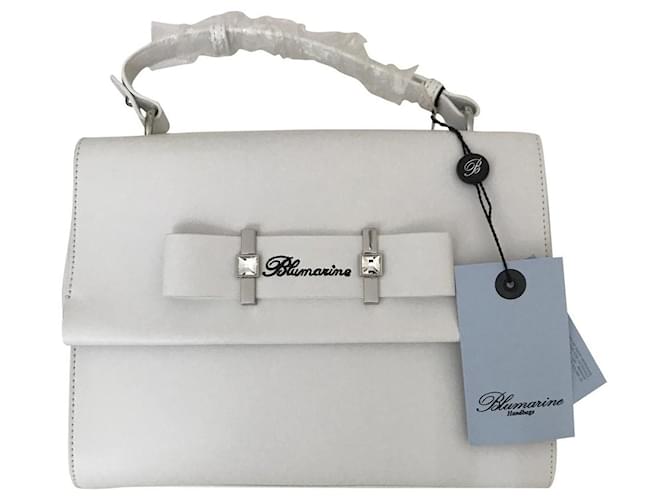 Blumarine Shoulder Bag White Leather  ref.433406