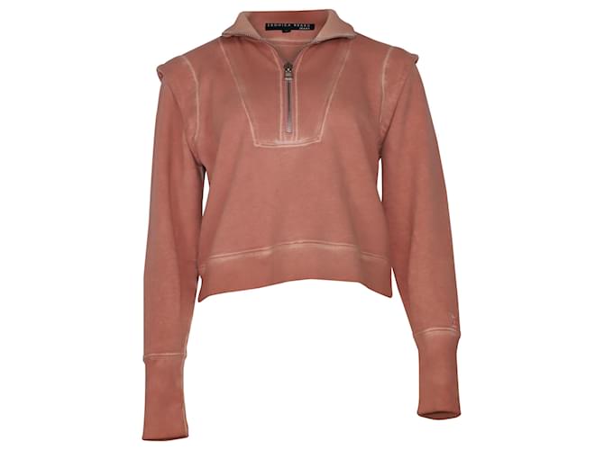 Veronica Beard Dylan Sweatshirt in Pink Cotton  ref.433540