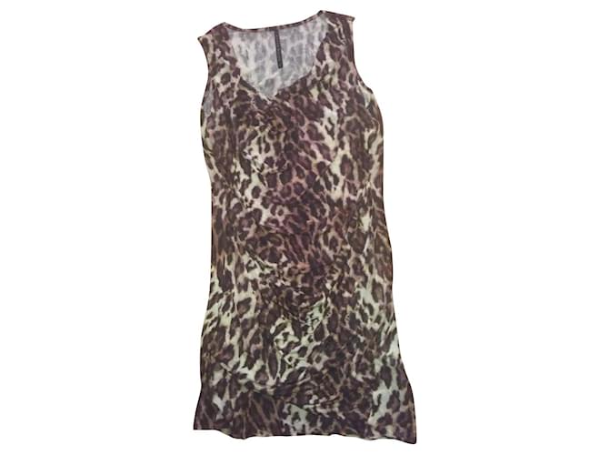 Karen Millen Robes Viscose Imprimé léopard  ref.433575
