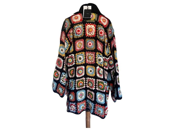 Alanui Kimono Coton Multicolore  ref.433585