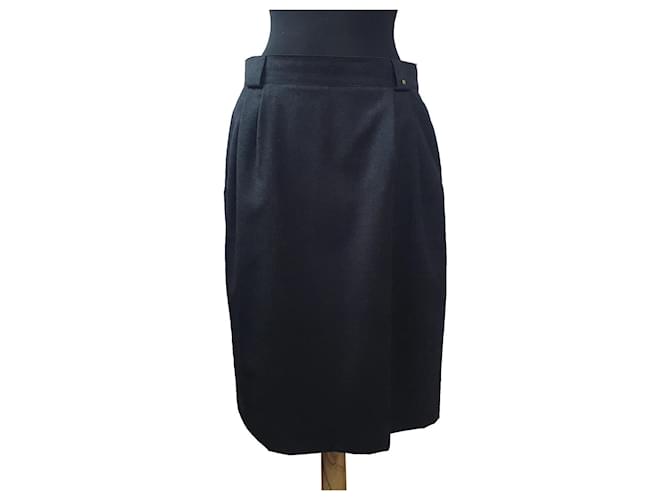 Etienne Aigner Skirts Grey Wool  ref.433594